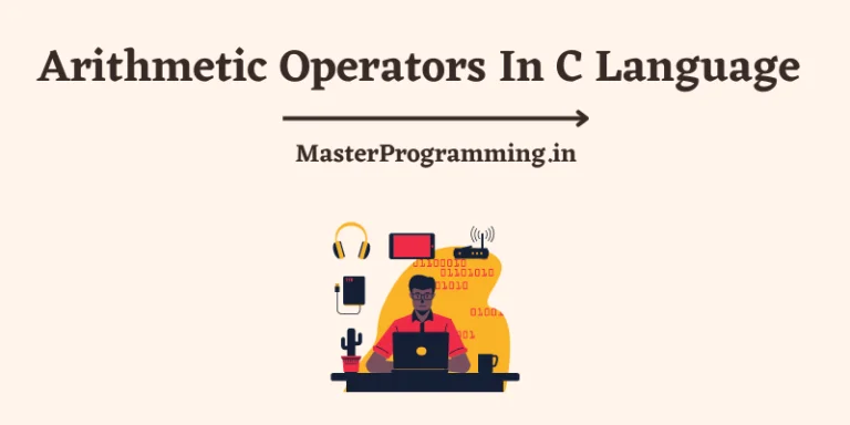 Arithmetic Operators In C Language